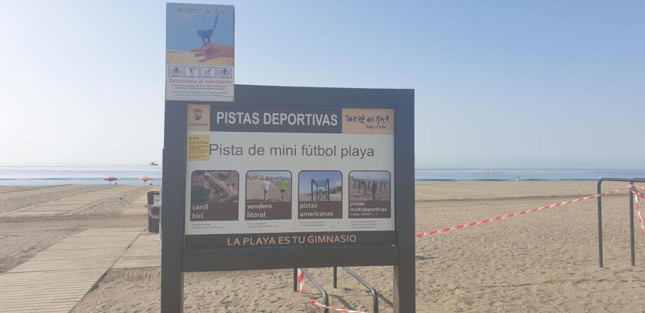Casa 1ª Linea Paseo Maritimo Torre Del Mar Daire Dış mekan fotoğraf